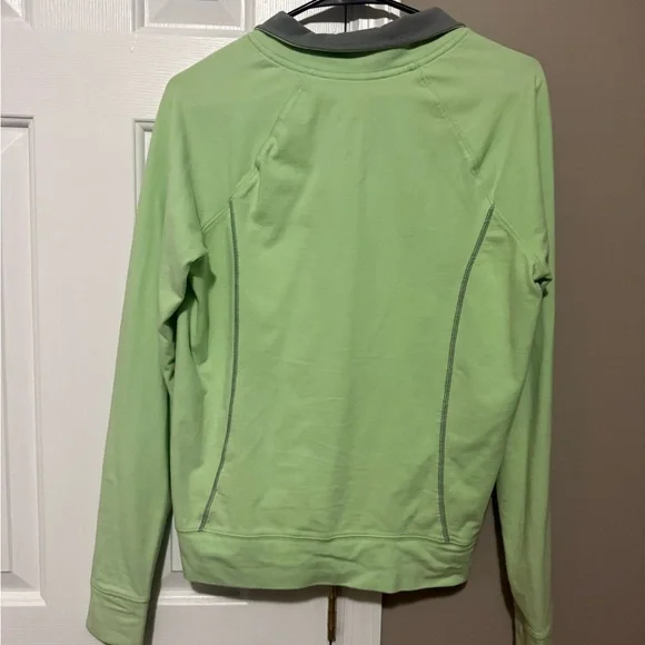 VS PINK Yoga 1986 1/4-Zip Pullover | Size M | Mint Green 💚 - Picture 5 of 7